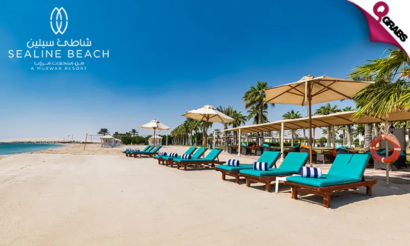 Pool & Beach Access with Meal at Sealine Beach Resort!